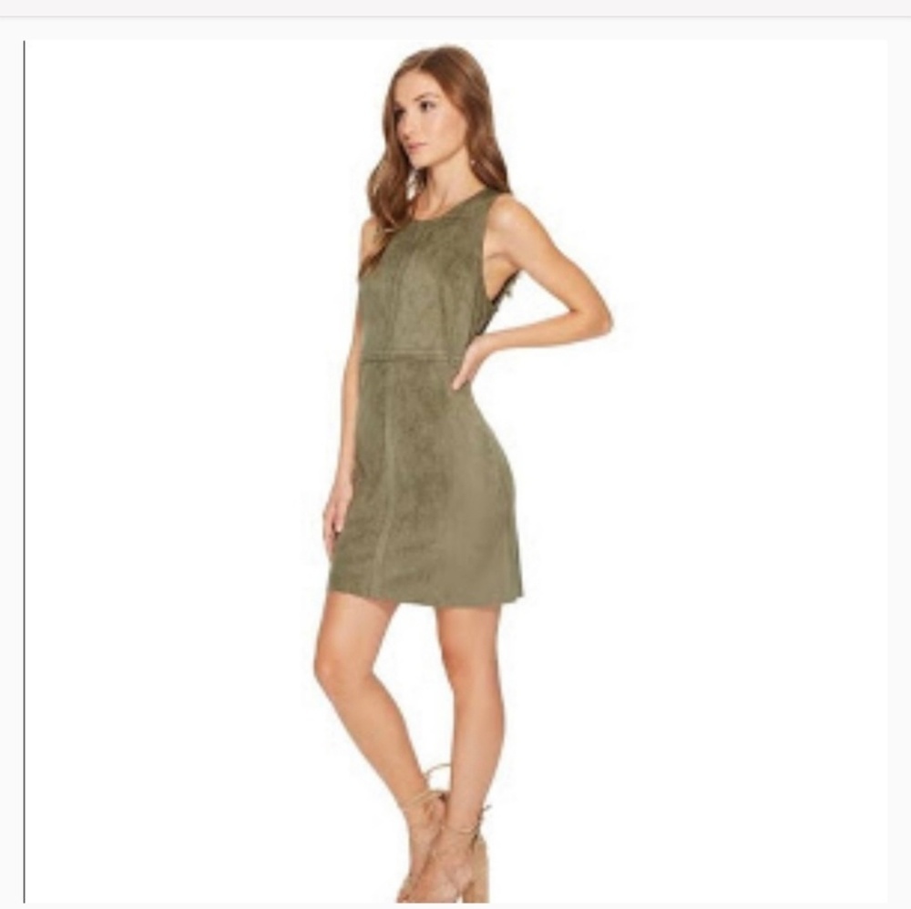 Kensie Faux Suede sheath dress